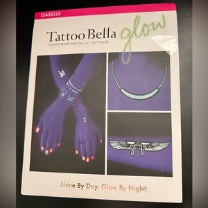 COPY - 2 Packs- Tattoo Bella Glow Temporary Metallic Tattoos